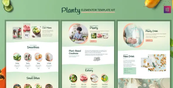 Planty – Cafe &amp; Restaurant Template Kit