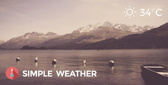 Weather WordPress Shortcode &amp; Widget – Simple Weather Plugin