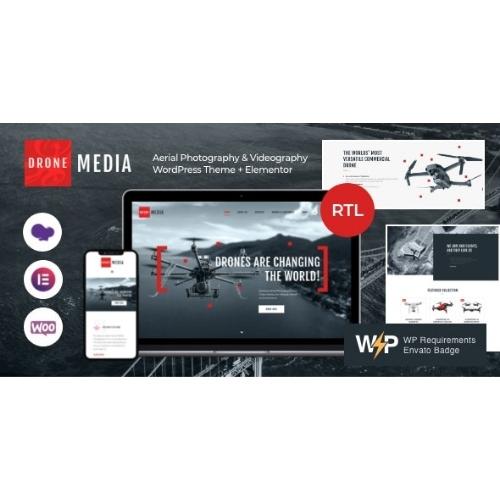 Drone Media | Aerial Photography &amp; Videography WordPress Theme