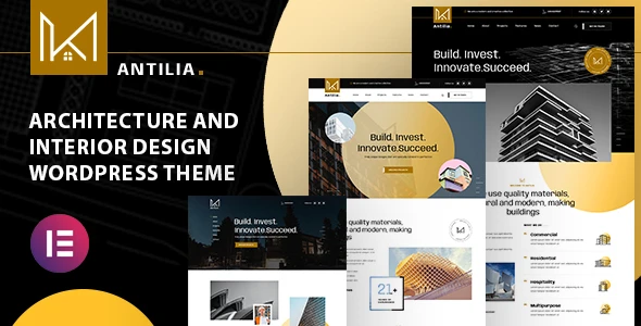 Antilia – Architect &amp; Interior Design WordPress Theme