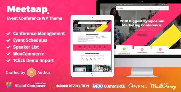 Meetaap – Event &amp; Conference WordPress Theme