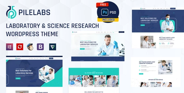 Pilelabs – Laboratory &amp; Science Research WordPress Theme