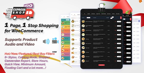 Express Shop for WooCommerce with Audio &amp; Video