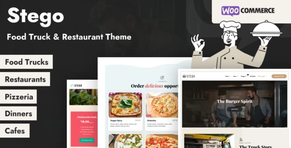Stego – Food Truck &amp; Restaurant Theme