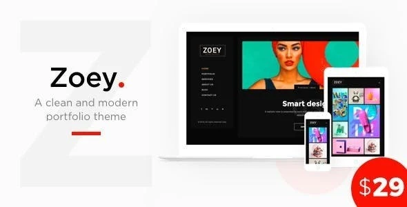 Zoey – WordPress Portfolio Theme