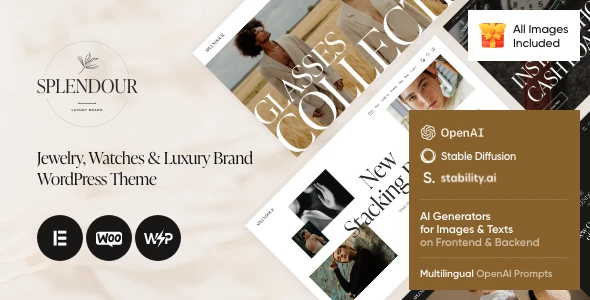 Splendour – Jewelry &amp; Watches WordPress Theme
