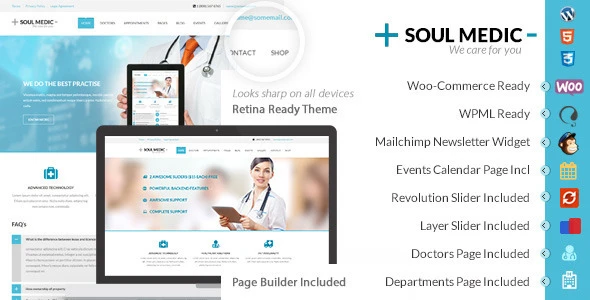 SoulMedic | Hospital &amp; Doctor WordPress Theme