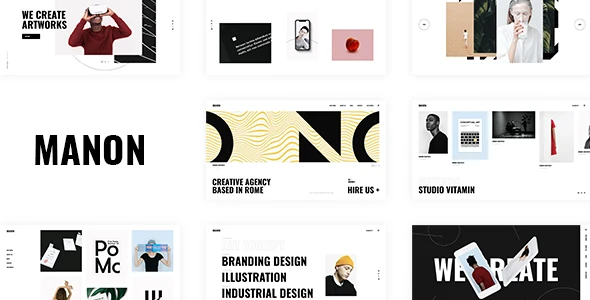 Manon – Portfolio &amp; Agency WordPress Theme