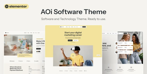 AOi – Software &amp; Technology WordPress Theme