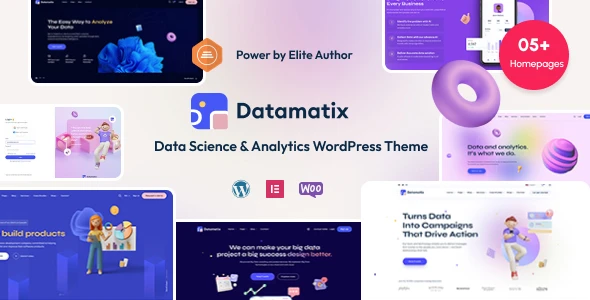 Datamatix – Data Science &amp; Analytics WordPress Theme