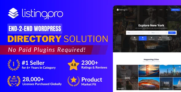 ListingPro – Directory &amp; Listing WordPress Theme