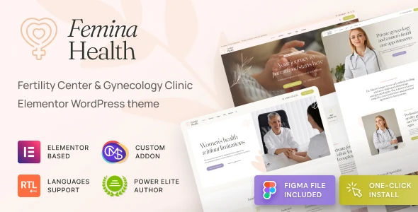 Femina Health – Women’s Health &amp; Fertility Clinic Medical WordPress Theme