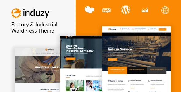 Induzy – Factory &amp; Industrial WordPress Theme