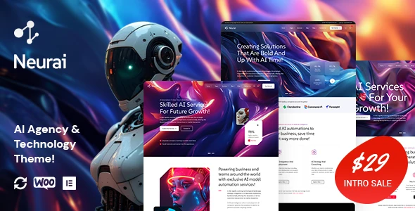Neurai – AI Agency &amp; Technology WordPress Theme