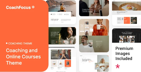 CoachFocus – Coaching &amp; Online Courses WordPress Theme