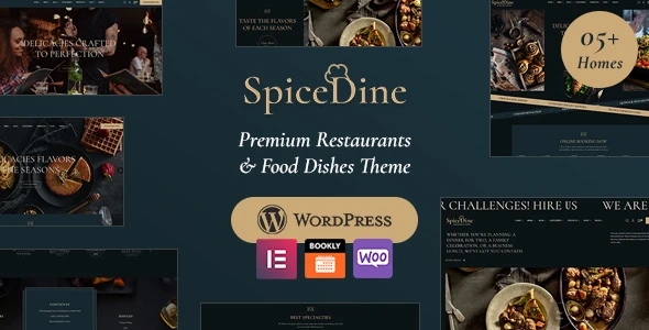 SpiceDine – WordPress Theme For Hotels &amp; Restaurants