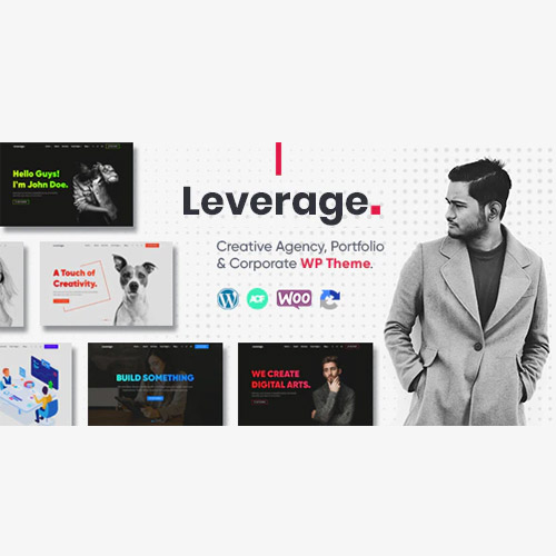 Leverage – Creative Agency &amp; Portfolio WordPress Theme