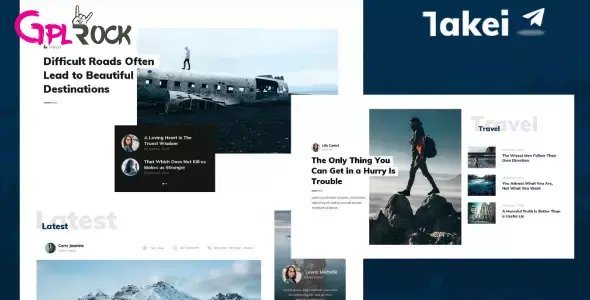 Takei – News &amp; Magazine Template Kit