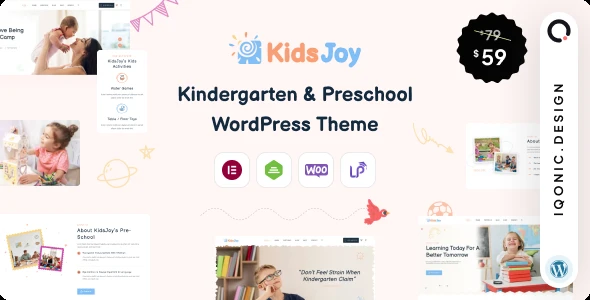 KidsJoy – Kindergarten &amp; Preschool WordPress Theme