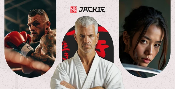 Jackie – Karate &amp; Martial Arts School WordPress Theme