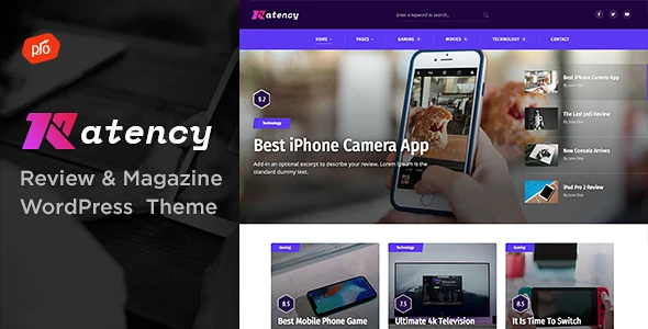 Ratency – Review &amp; Magazine WordPress Theme