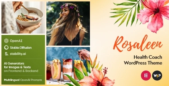 Rosaleen – Health Coach &amp; Speaker WordPress Theme
