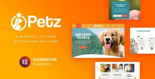 Petz – Pet Care &amp; Veterinary Theme