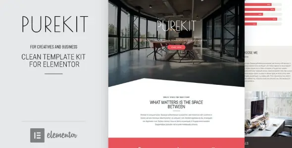 Purekit – Creatives &amp; Business Elementor Template Kit