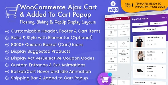 WooCommerce Ajax Cart &amp; Added To Cart Popup – Floating/Sliding/Popup All in One Cart/Checkout Plugin
