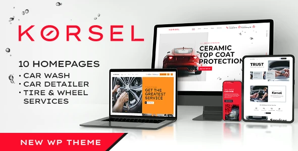 Kørsel – Car Repair &amp; Auto Wash WordPress Theme