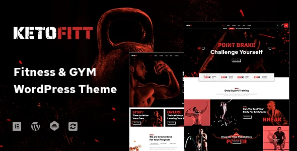 KetoFitt – Fitness &amp; GYM WordPress Theme