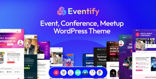 Eventify – Event &amp; Conference WordPress theme