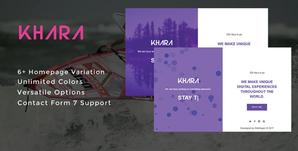 Khara – Ultimate Coming Soon &amp; Maintenance Plugin