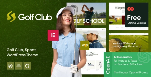 Golf Club – Sports &amp; Events WordPress Theme