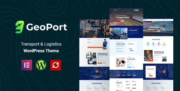 Geoport – Transport &amp; Logistics WordPress Theme
