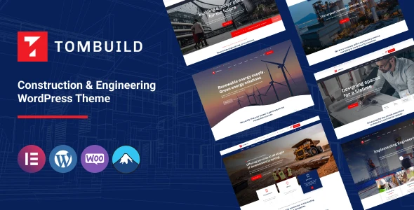 Tombuild – Construction &amp; Engineering WordPress Theme
