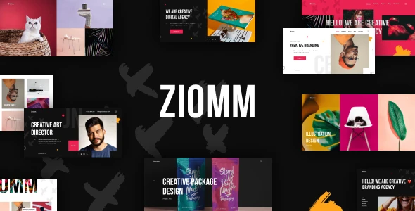 Ziomm – Creative Agency &amp; Portfolio WordPress Theme