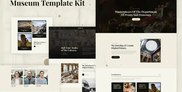 Ozeum – Modern Art Gallery &amp; Museum Elementor Template Kit