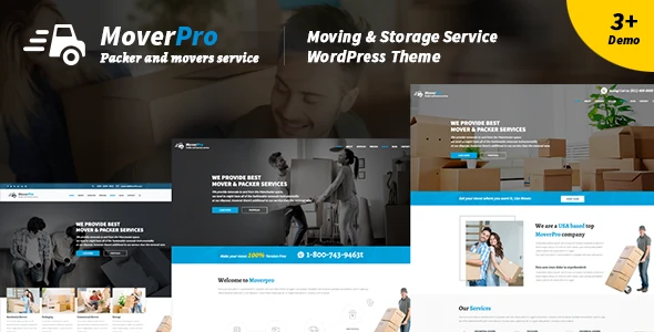 Mover Pro – WordPress Theme for Packers &amp; Movers