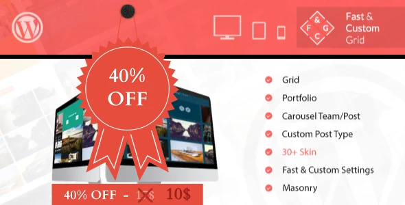 Fast &amp; Custom Grid – WordPress Plugin
