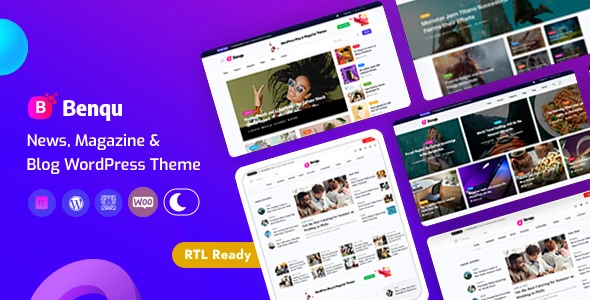 Benqu – Elementor NewsPaper &amp; Magazine WordPress Theme