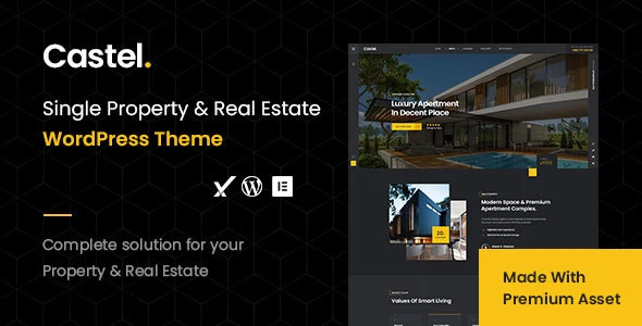 Castel – Single Property &amp; Real Estate WordPress Theme