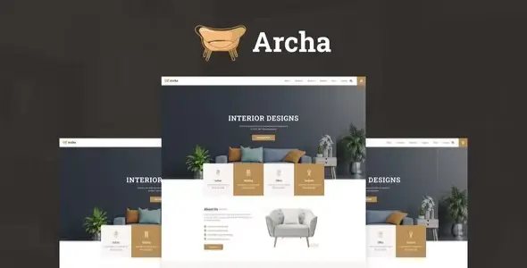 Archa – Interior Design &amp; Architecture Elementor Template Kit