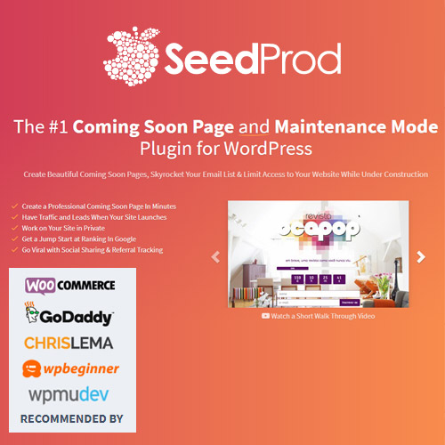 SeedProd Coming Soon Pro – WordPress Coming Soon Pages &amp; Maintenance Mode