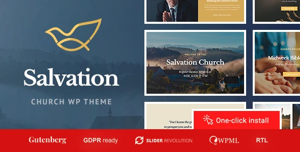Salvation – Church &amp; Religion WP Theme