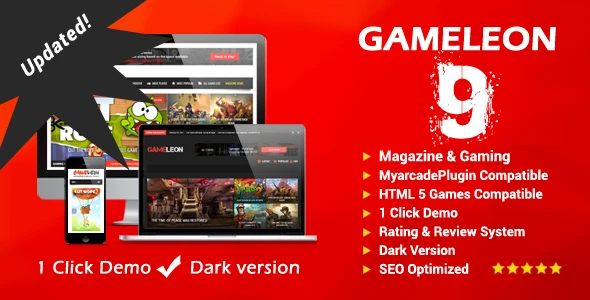 Gameleon – WordPress Gaming &amp; Magazine Theme