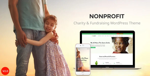 Nonprofit – NGO &amp; Charity organization WordPress Theme