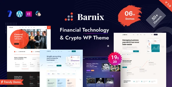 Barnix – Finance &amp; Business WordPress Theme