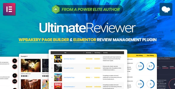 Ultimate Reviewer – Elementor &amp; WPBakery Page Builder Addon