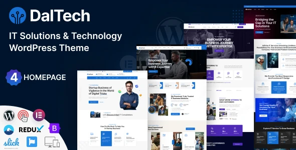 Daltech – IT Solutions &amp; Technology WordPress Theme